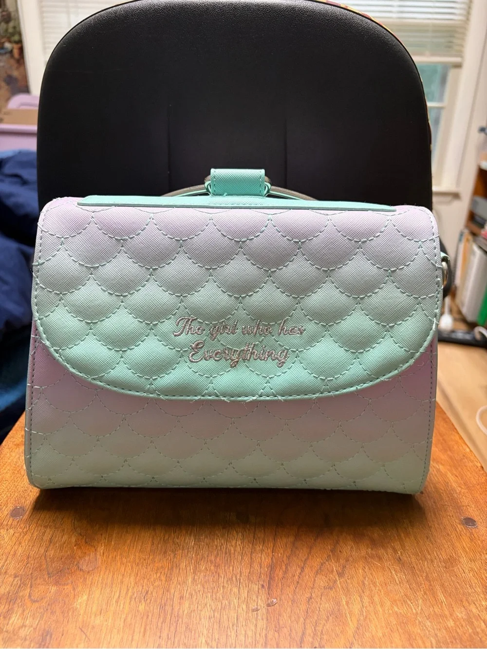 Loungefly Little Mermaid crossbody purse and matching wallet